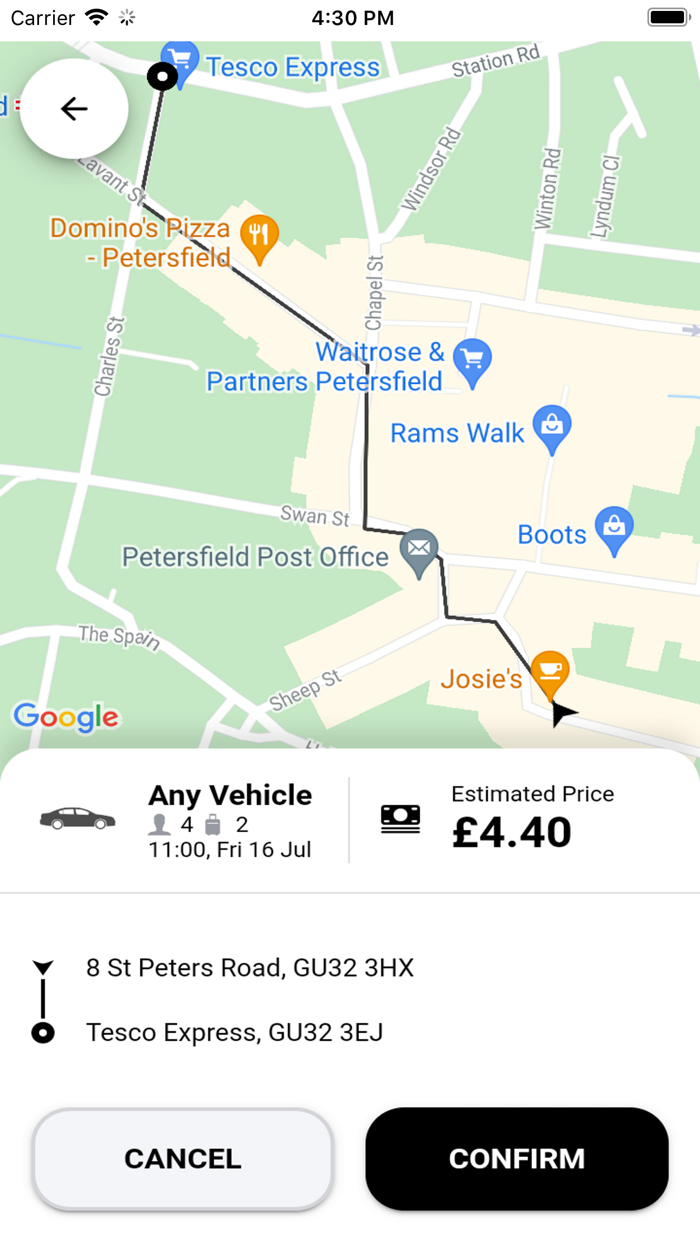 A2B Taxis Petersfield