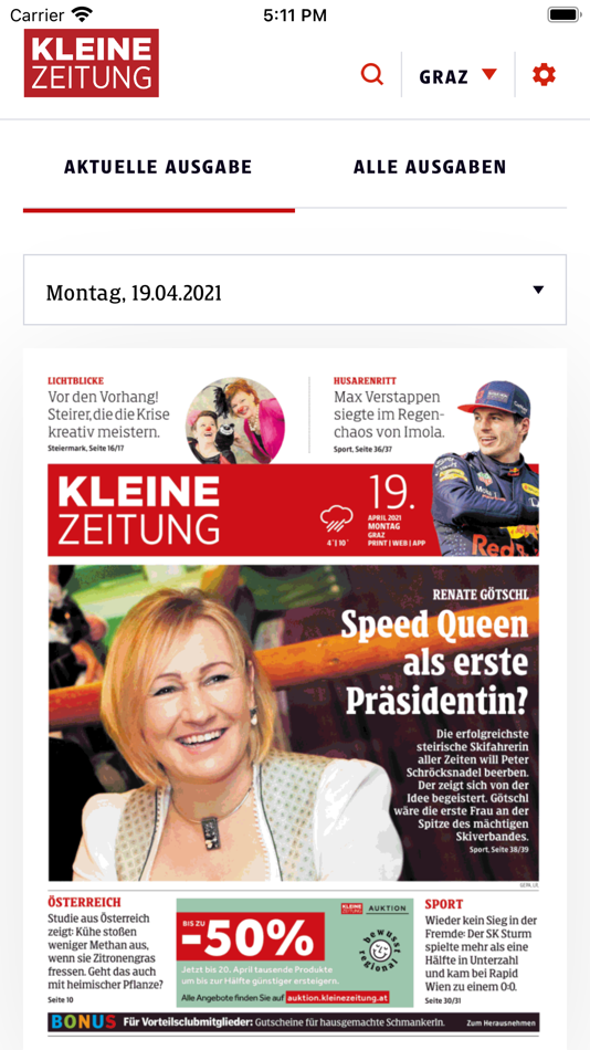 Kleine Zeitung E-Paper - 4.5.0 - (iOS)