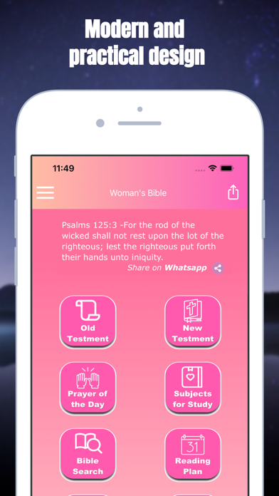 Women's Bible with Devotional Screenshot