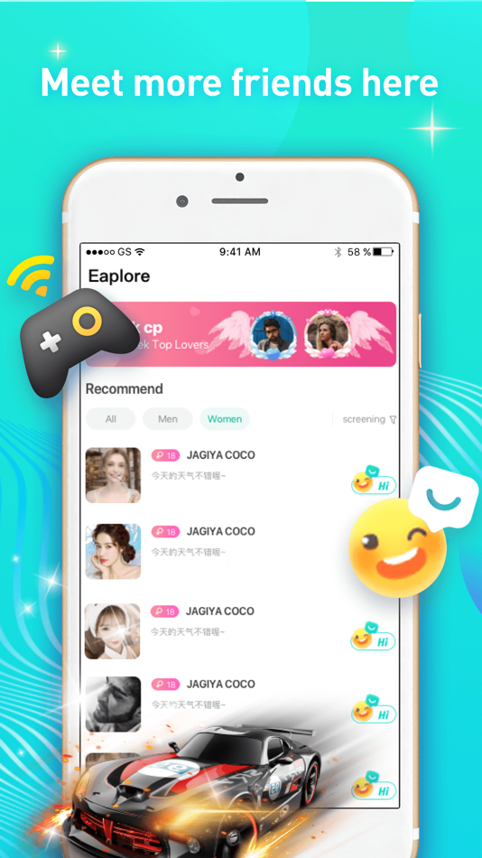 #4. LightChat- Friendly Group Chat (iOS) Podle: 红瑶 袁