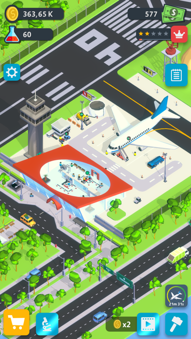 Airport Inc. Idle Tycoon Game Screenshot
