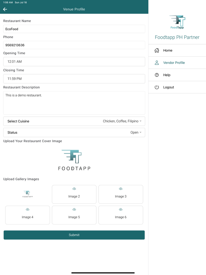 FoodTapp PH Partner App