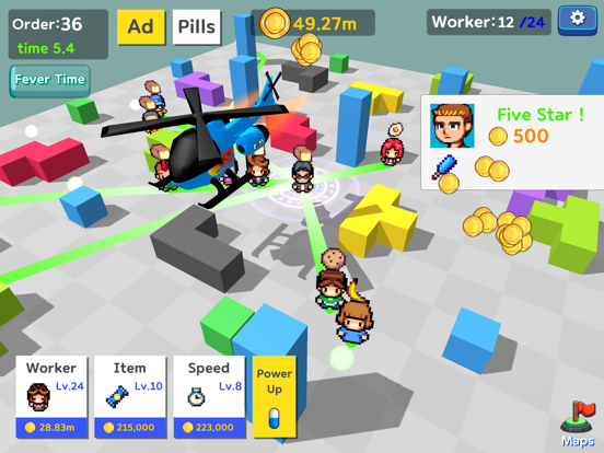 Screenshot #4 pour Tiny Delivery Idle