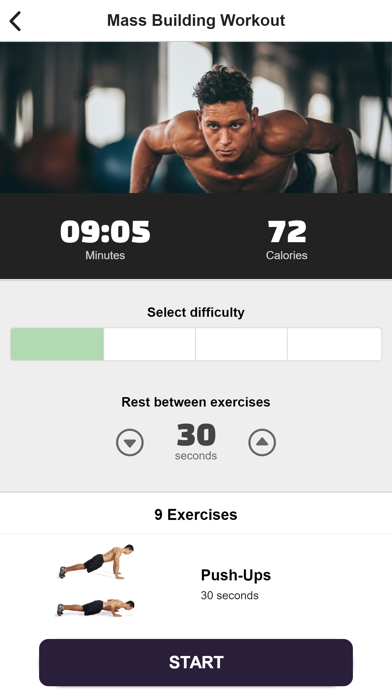 Muscle Growth Workout Screenshot