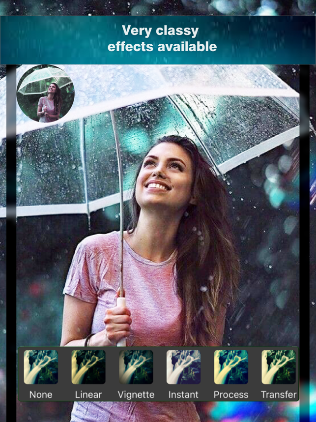 ‎Rain Effect Photo Editor Capture d'écran