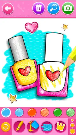 Game screenshot Glitter beauty coloring book mod apk