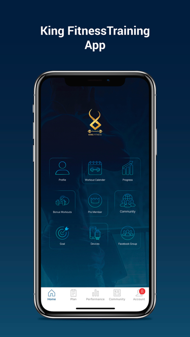 King Fitness Screenshot
