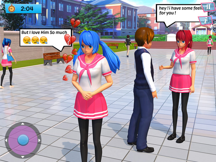 Anime High School Student Life