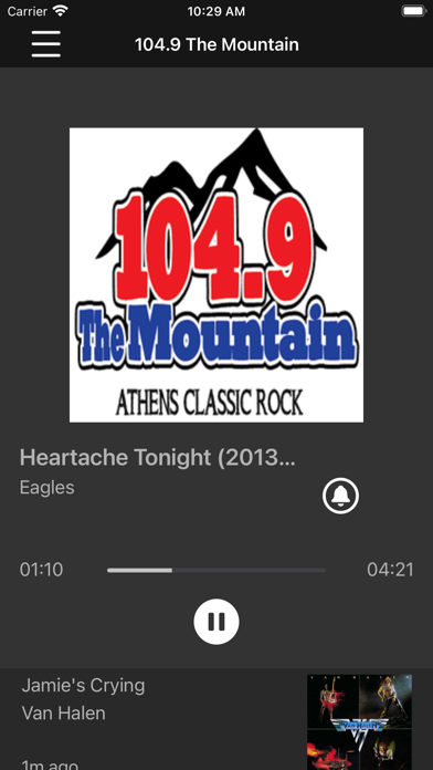 104.9 The Mountain Screenshot