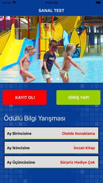 Sanal Test Screenshot