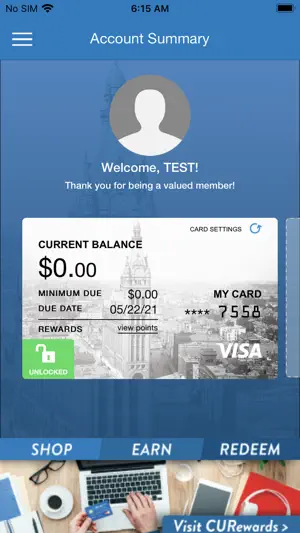 PFCU MyCard screenshot 2