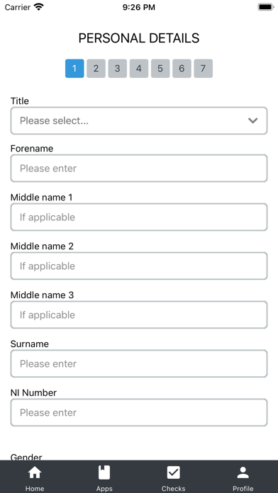 Employment Check App Screenshot