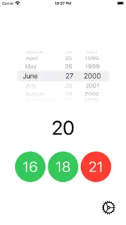 simple age calculator iphone screenshot 1