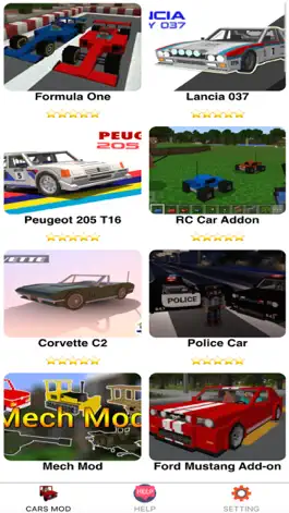 Game screenshot Cars Mod For Minecraft PE apk