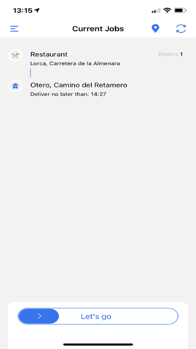 DelivApp Courier Screenshot