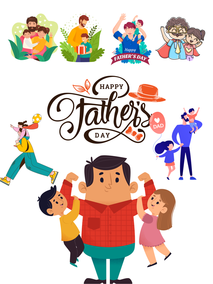 Fathers Day Stickers
