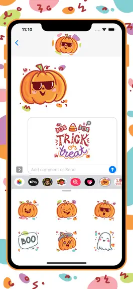 Game screenshot Halloween Party stickers! apk