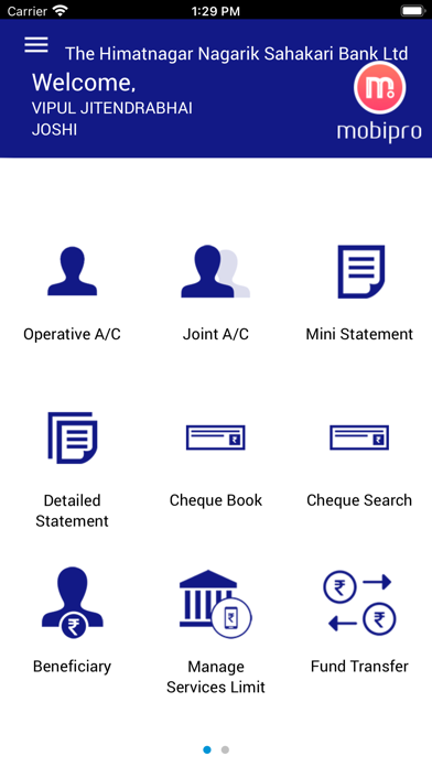 HNSB BANK LTD Screenshot