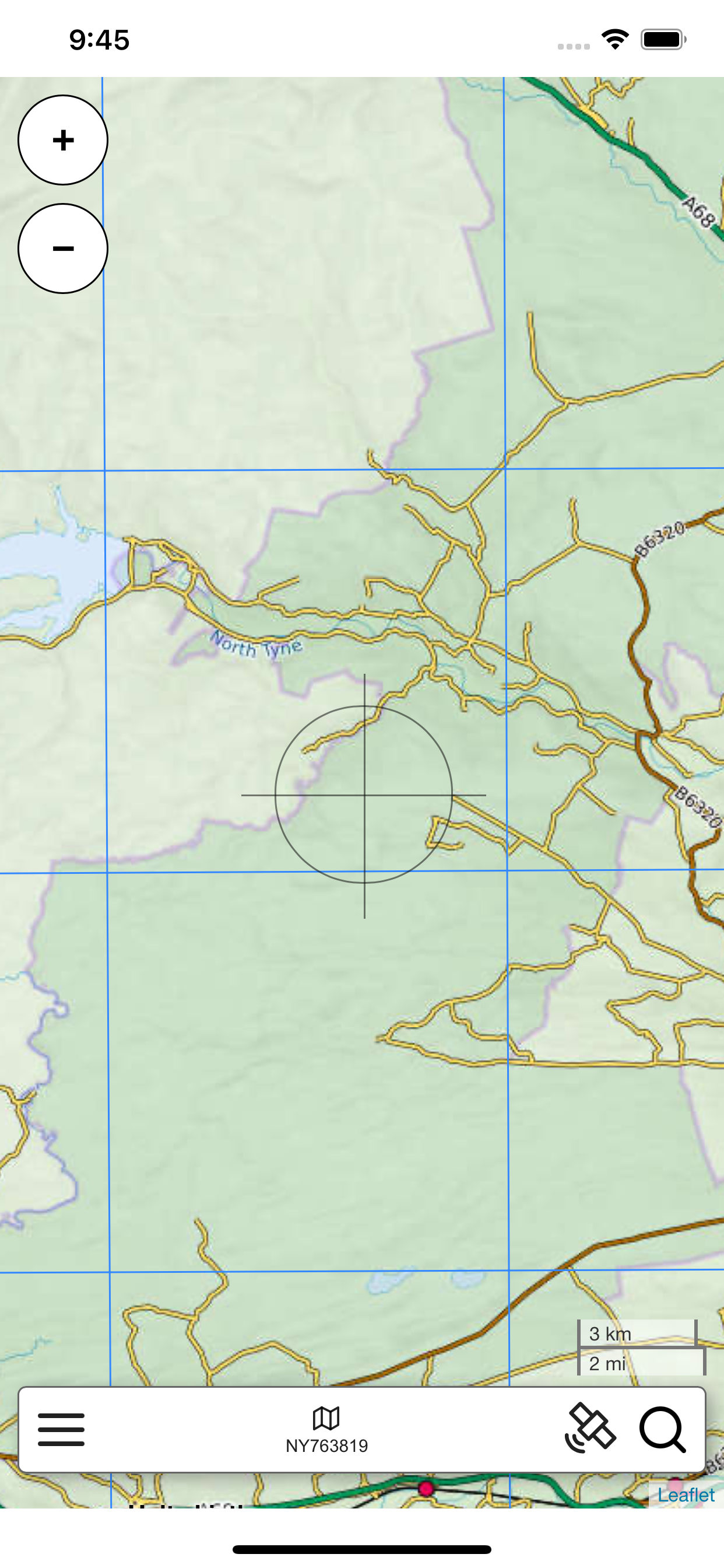 Northumberland  Map
