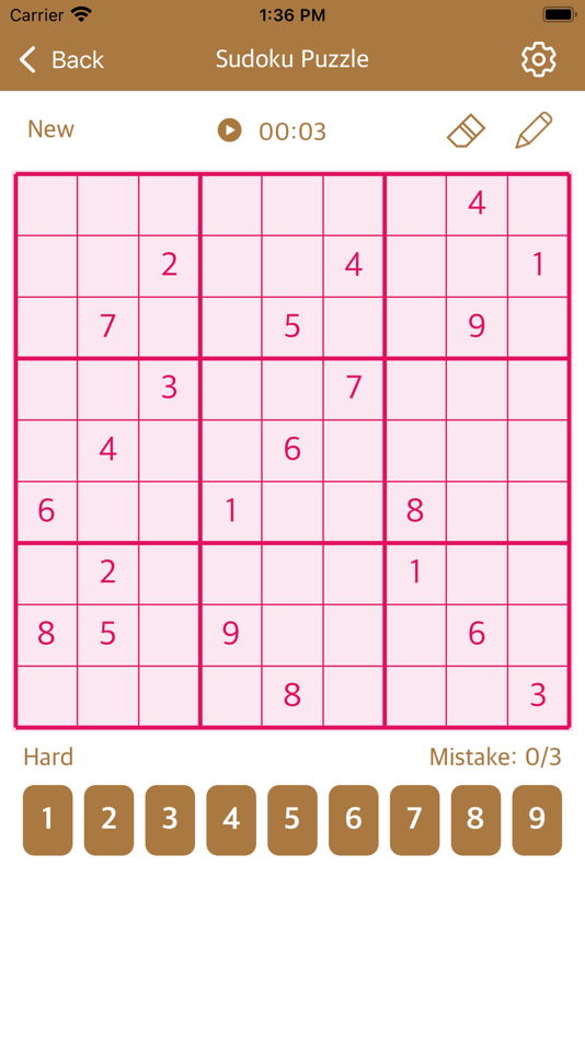 #4. Classic Sudoku - Number Games (iOS) By: Sumita Hirpara