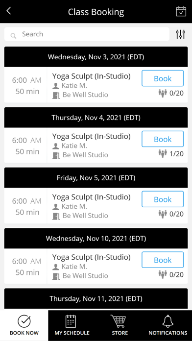 Be Well Studio Screenshot