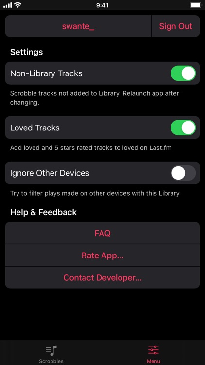 QuietScrob – Last.fm Scrobbler screenshot-3
