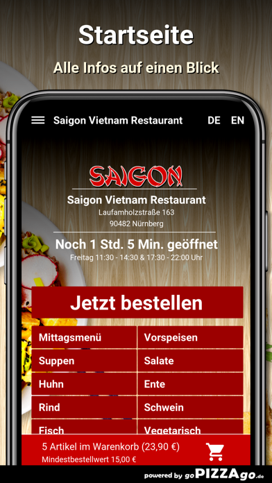 Saigon Nürnberg screenshot 2