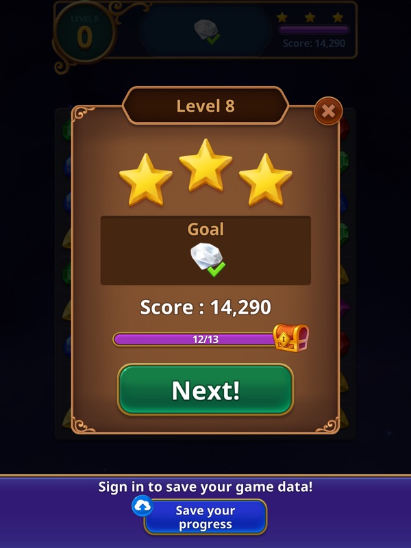 Jewels Magic : King’s Diamond screenshot 8