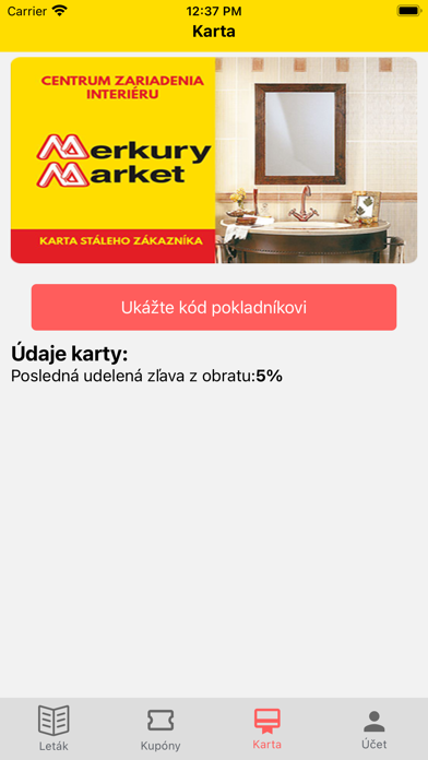 Merkury Market SK Screenshot