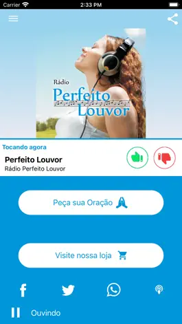 Game screenshot Rádio Perfeito Louvor | BSB mod apk
