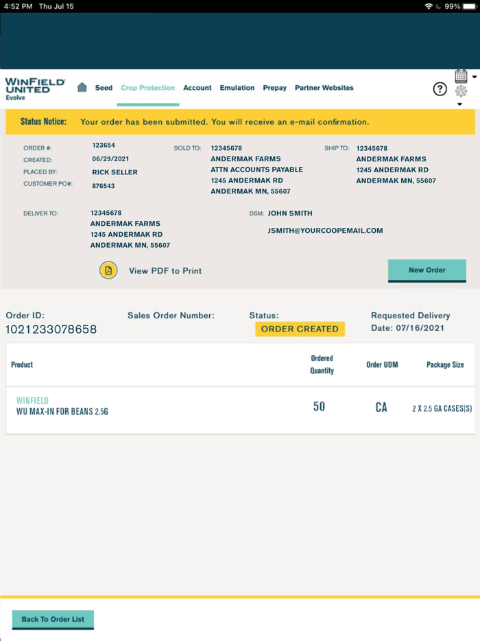 Winfield United Evolve