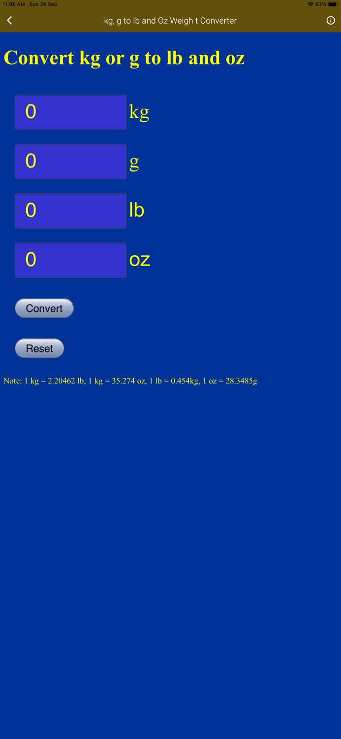 kg to lb weight converter