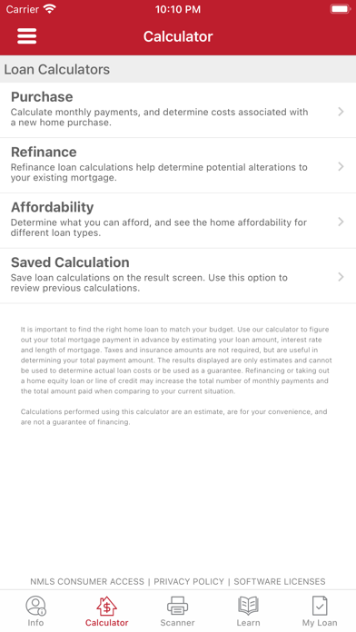 Westin Mortgage Group Screenshot