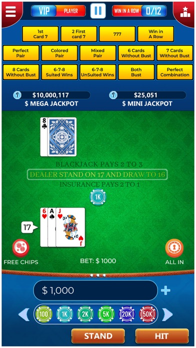 Blackjack King of Side Bets Screenshot