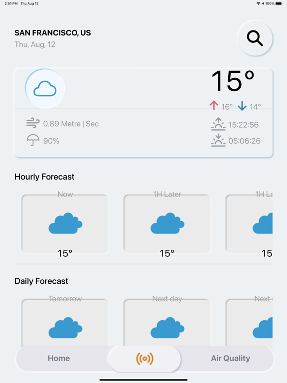 Neumorphism weatherのおすすめ画像2