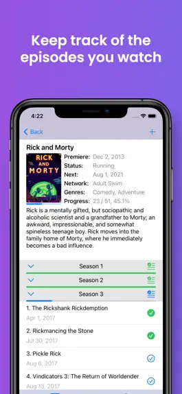 Game screenshot Episode Tracker apk