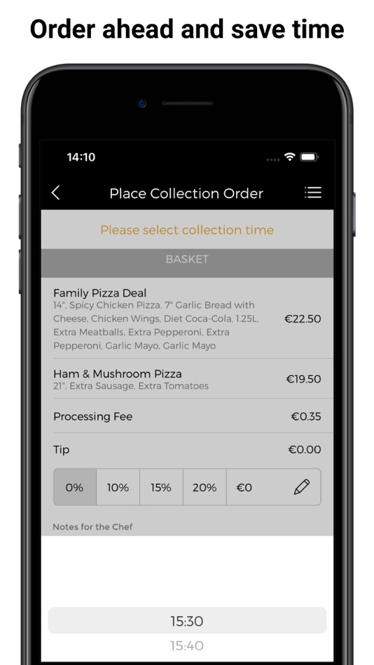 #3. Chilli Pizza (iOS) Podle: Flipdish