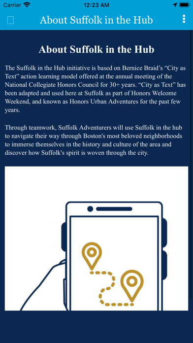 Suffolk in the Hub iPhone screenshot 2 - Education app