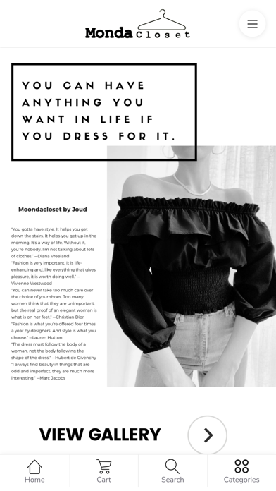 Monda Closet Screenshot