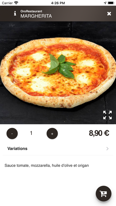 Screenshot #3 pour Oro Restaurant