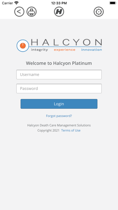 Halcyon CMS Screenshot