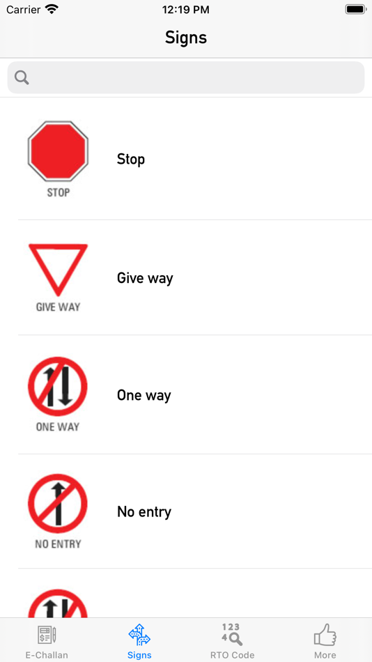 #2. Echallan and signal (iOS) By: Abhayrajsinh Vala