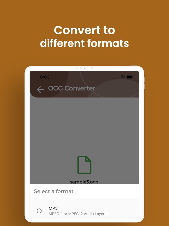 OGG Converter, OGG to MP3 on the App Store