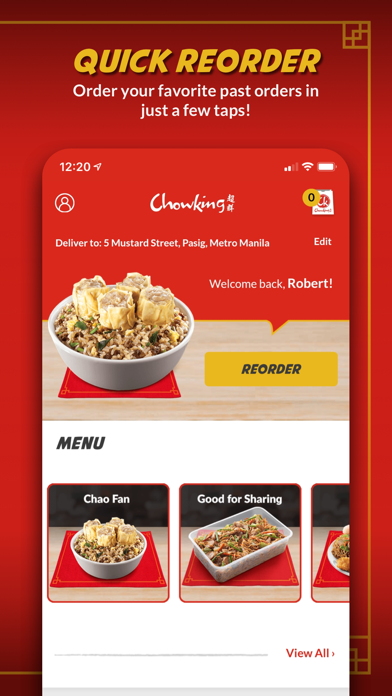 Chowking Philippines iPhone screenshot 5
