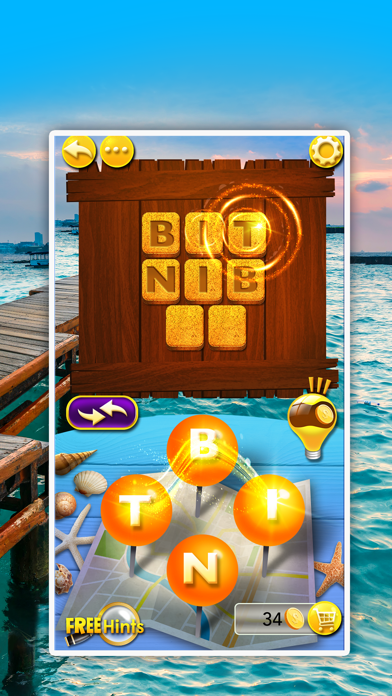 Word Travel Puzzle Brain Games Screenshot