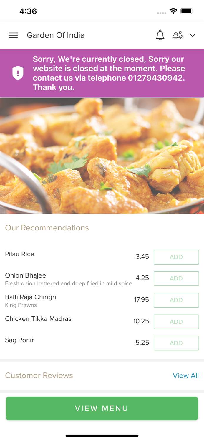 Garden Of India Harlow