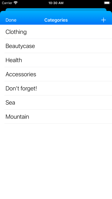 myBaggage Screenshot