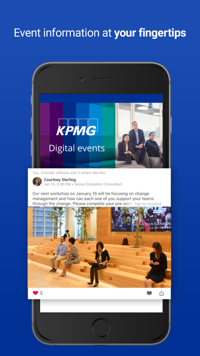 KPMG Digital Events Screenshot