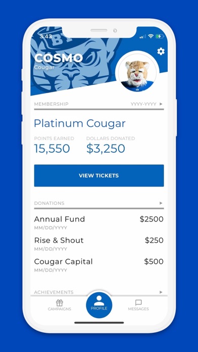 BYU® Cougar Club Screenshot