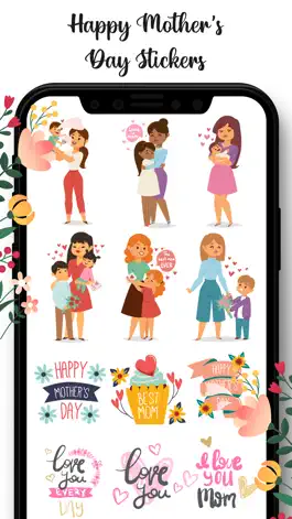 Game screenshot Happy Mother's Day Stickers!! hack